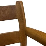 Vintage Niels Otto Moller Armchair Model 67 in Oak Danish Design