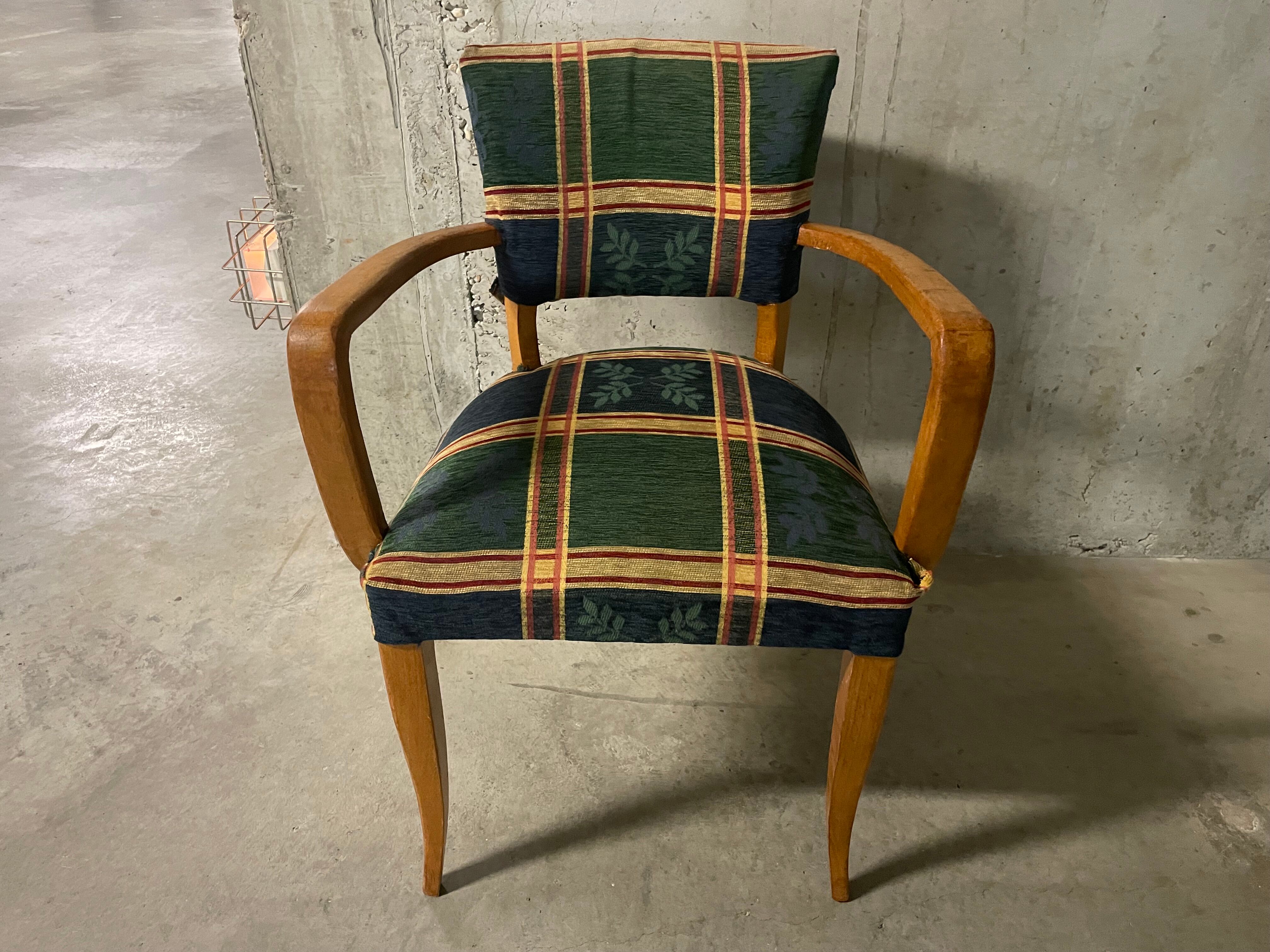 Fauteuil bridge années 50