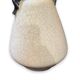 Pansu vase cracked ceramic white art deco circa 1930