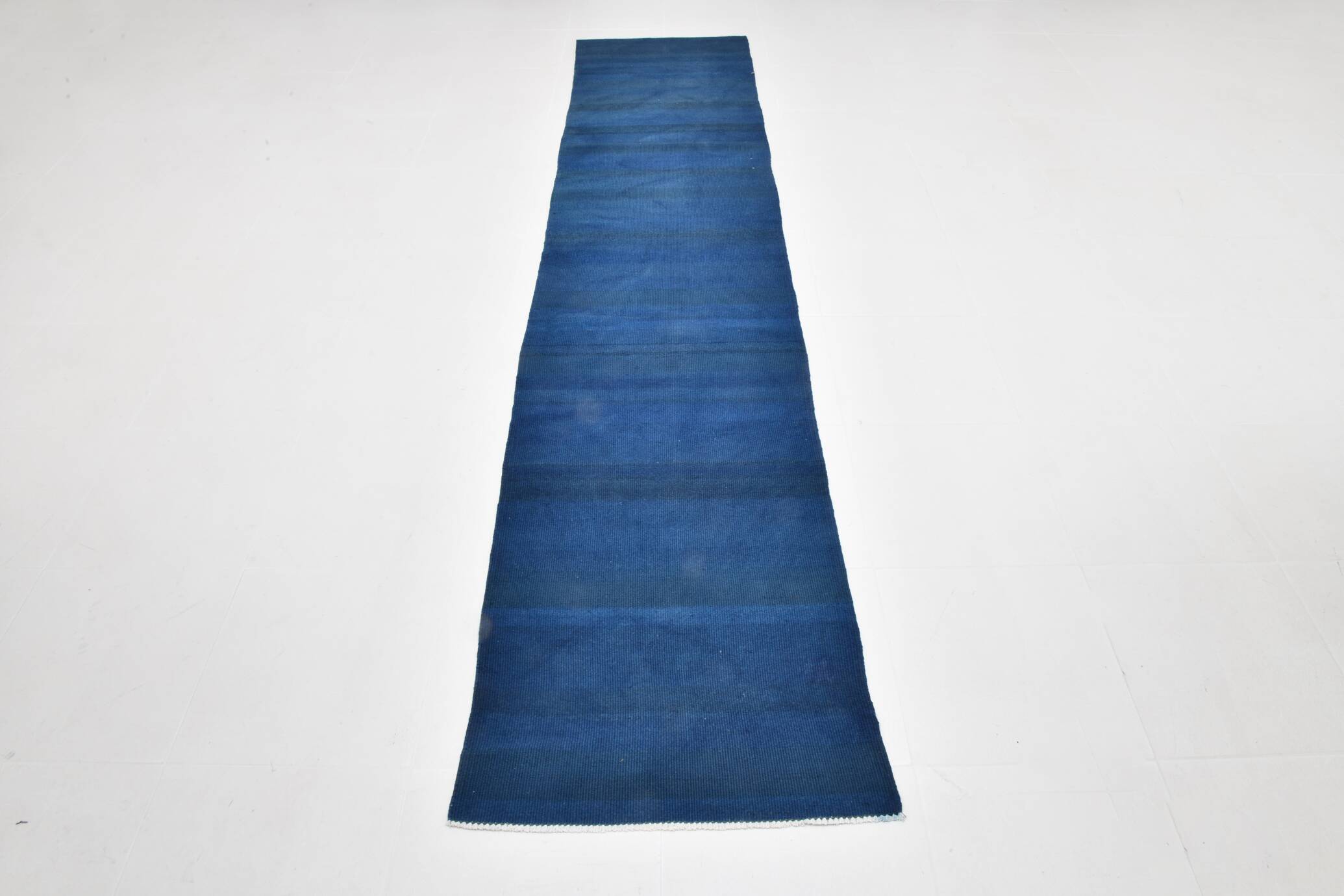 Vintage Blue Hallway Runner Rug, 68x320Cm