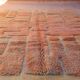 Moroccan Beni Ouarain yellow orange terracotta modern rug