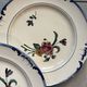 Set of 5 polychrome plates "Velars" Longchamp
