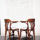 paire de chaises Bistro bois courbé