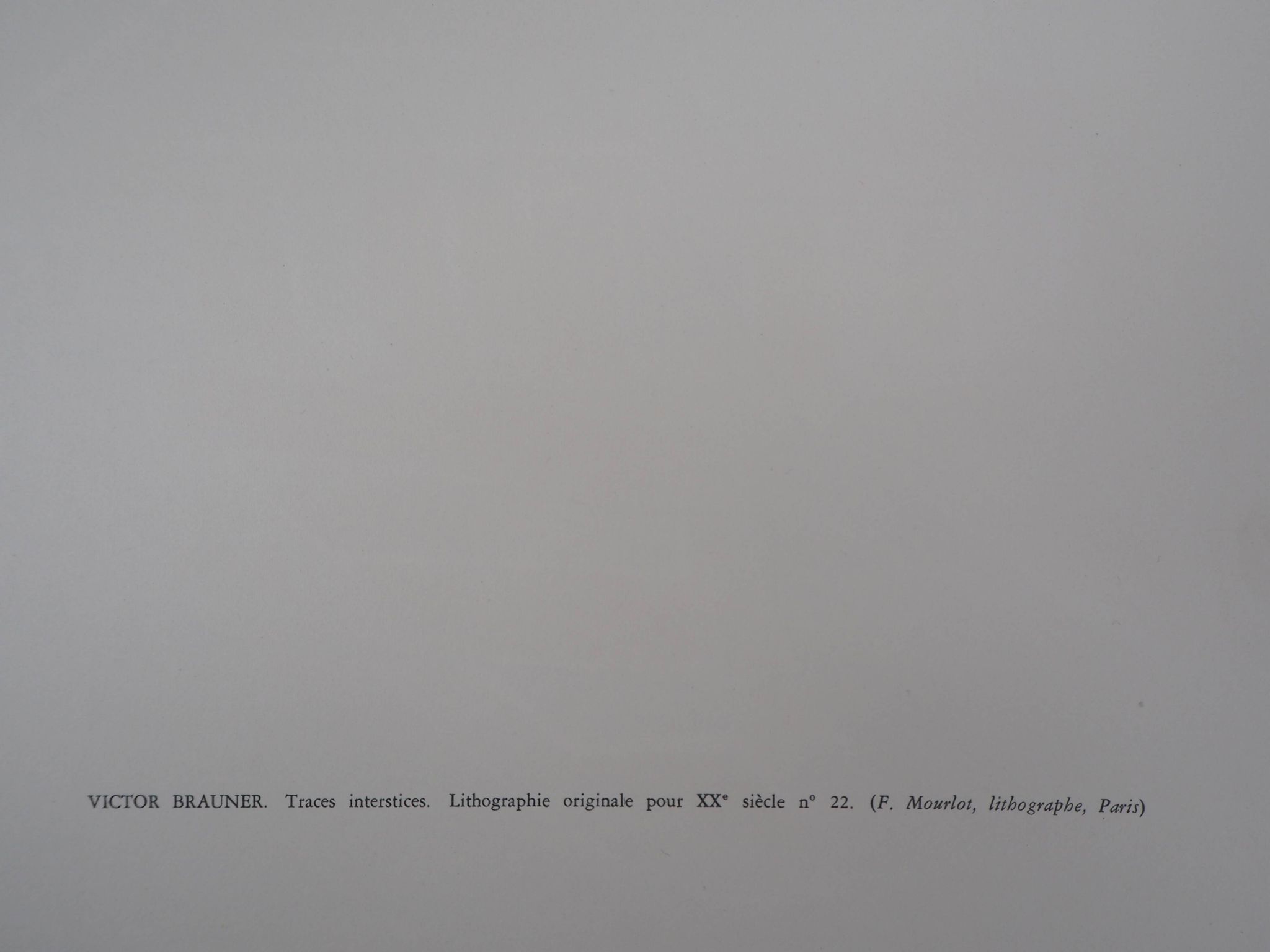 Cesar : strates - lithographie originale