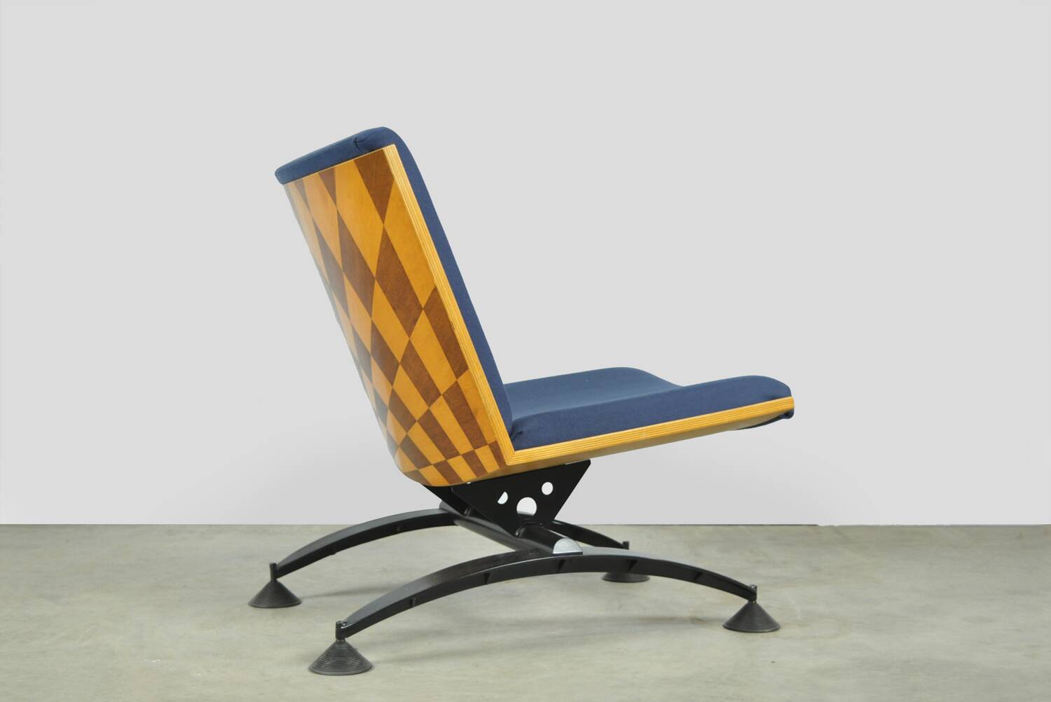 Post modern dutch vintage armchair by mazairac & boonzaaijer, 1980s