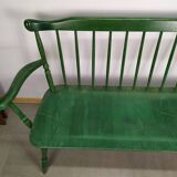 Former wooden bistro bench