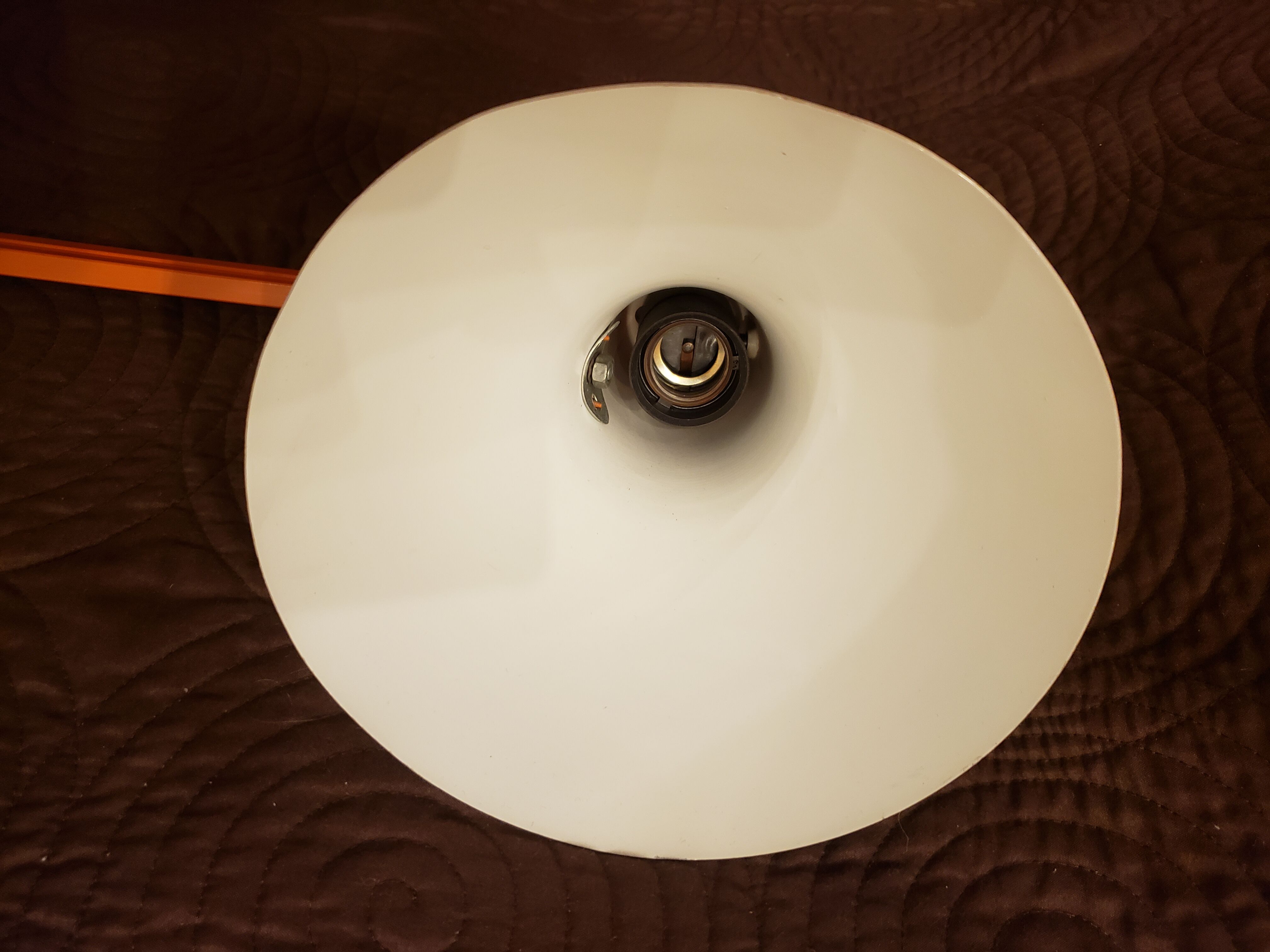 Lamp "Luxo" original vintage orange