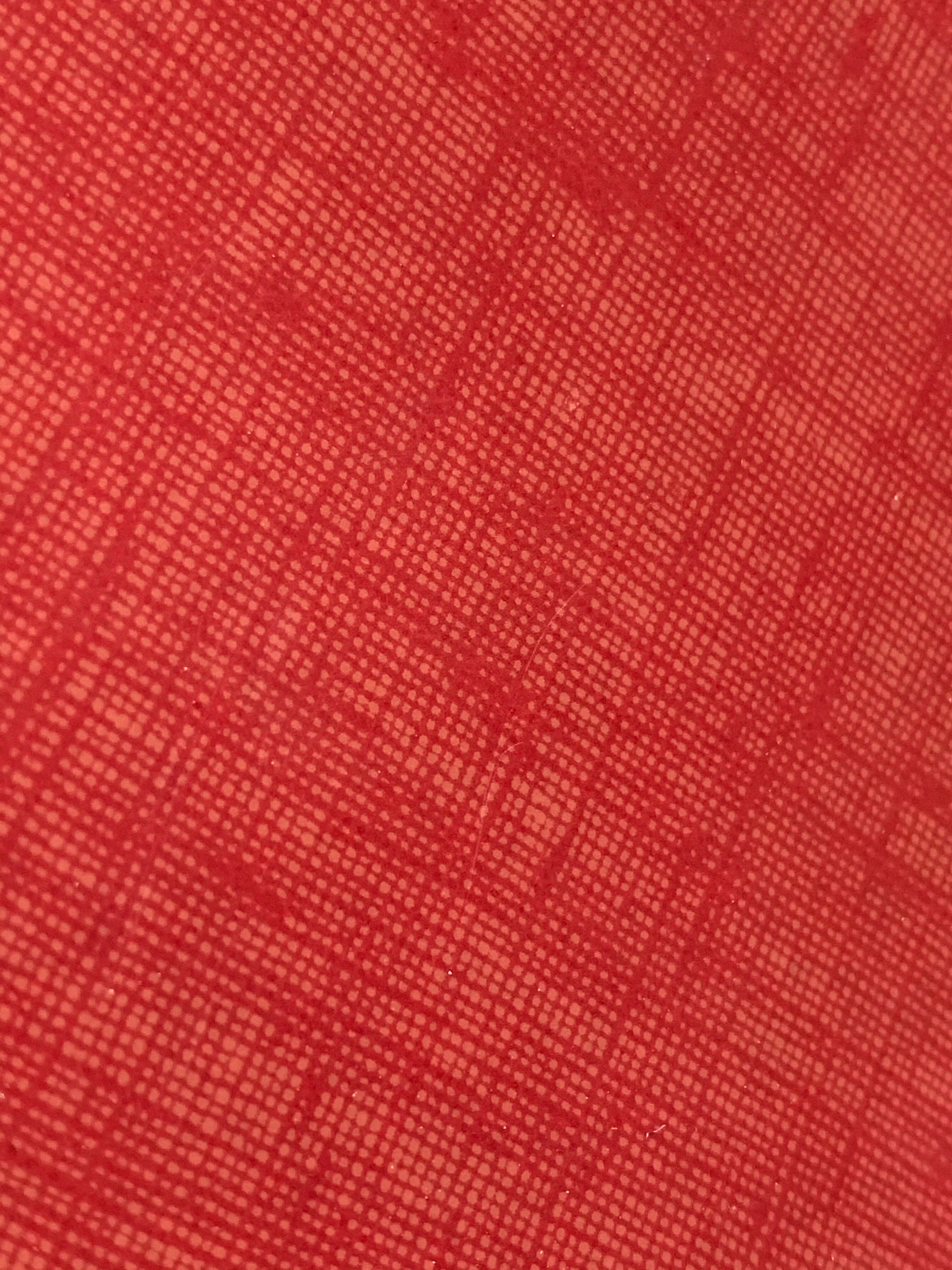 Red Formica chair and stool