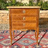 Dresser transition marquetry and bronze style Louis XV