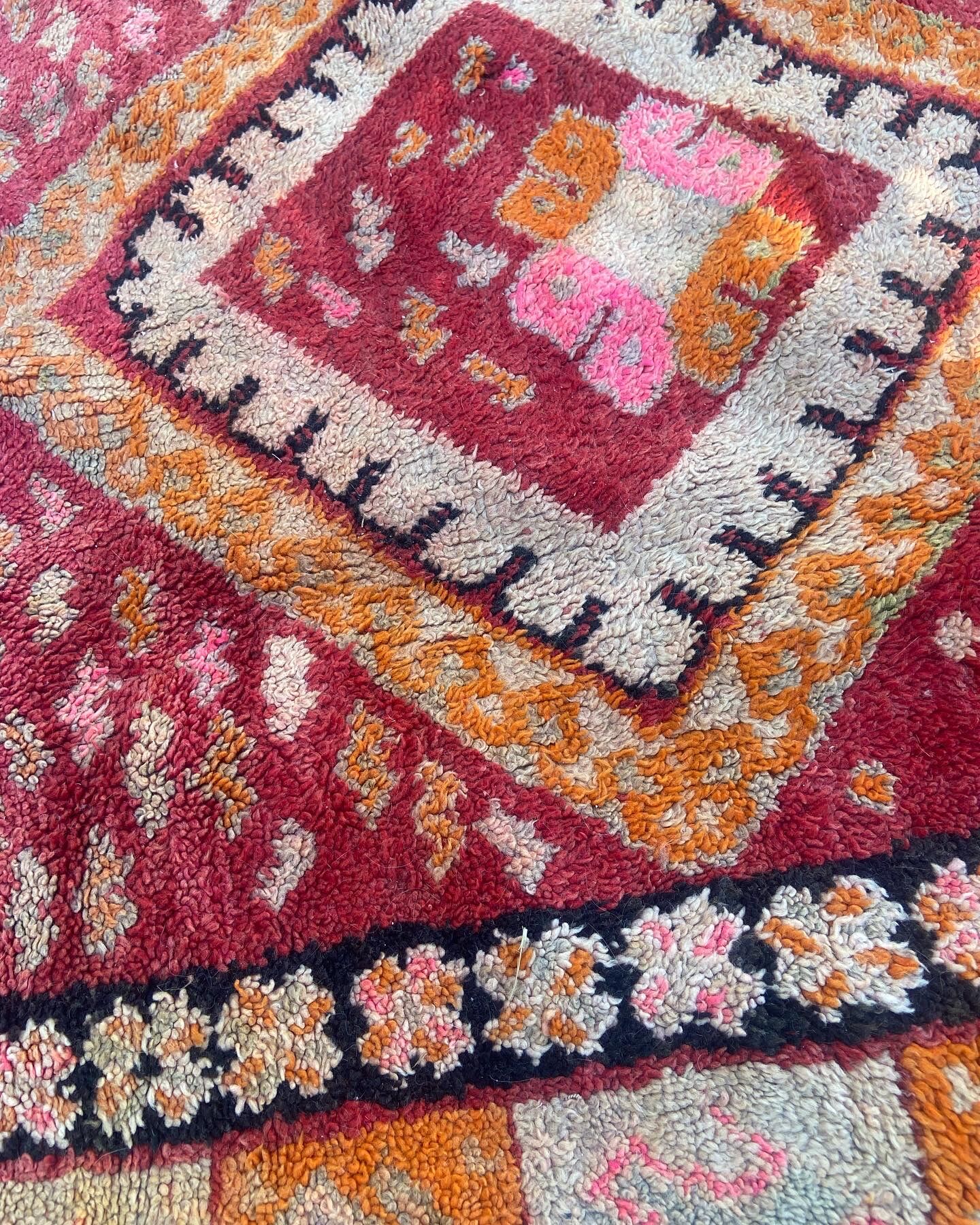 Vintage Berber wool carpets