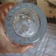 Antique large cut crystal vase