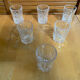 Série De 6 Verres à Shooter Verre Taillé Design Rétro #E390