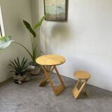 Adrian Reed Table and Stool Dining Set