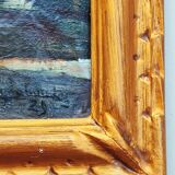 Oil painting - landscape by H. Guignabaudet