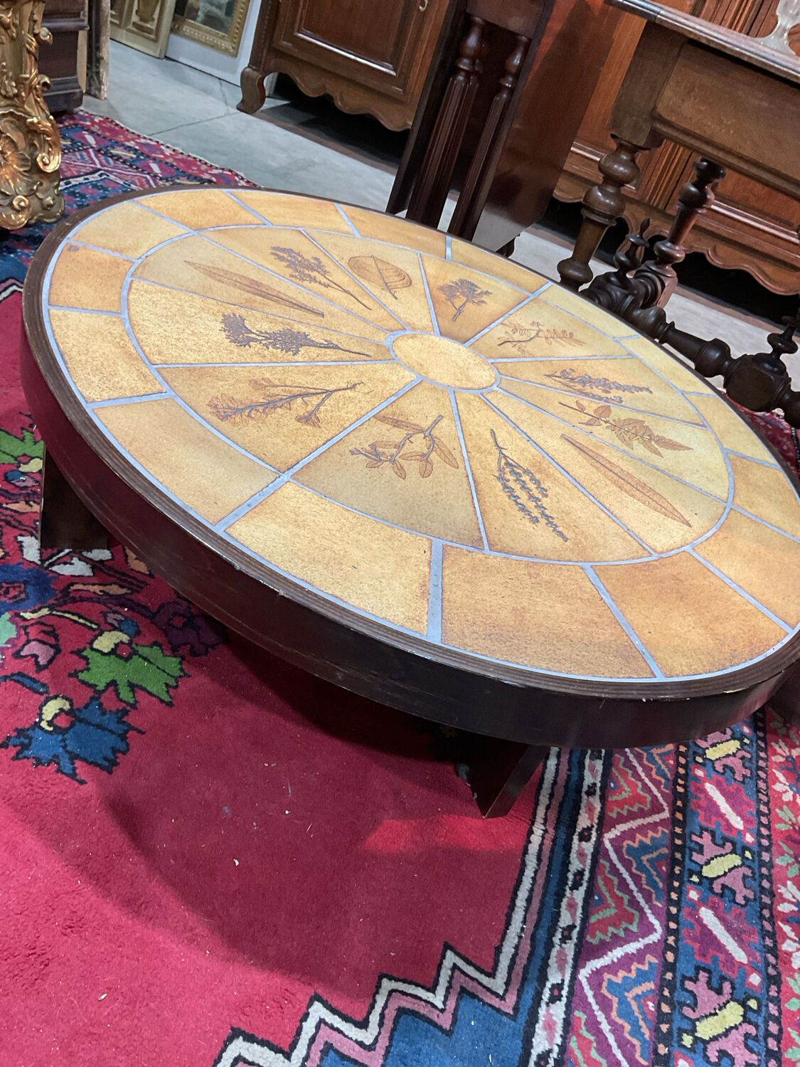 Table basse “Les herbiers” par Capron