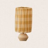 Pitchoun to pose - yellow with squares - chamotte stoneware