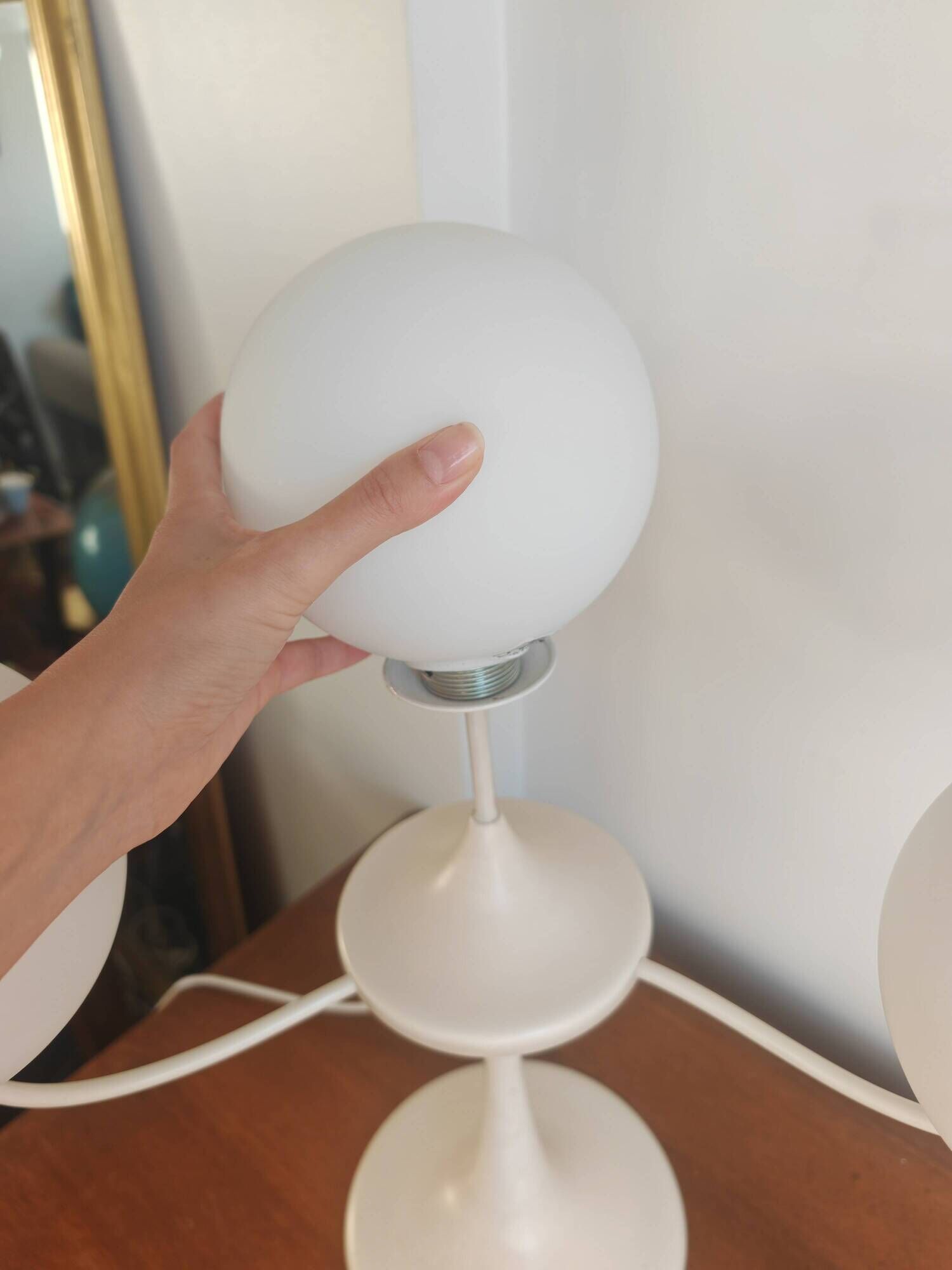 Rare Sputnik Lamp by E.R. Nele - Space Age Design from the 60s/70s