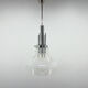 1960's Murano glass & chrome pendantby Mazzega, Italy