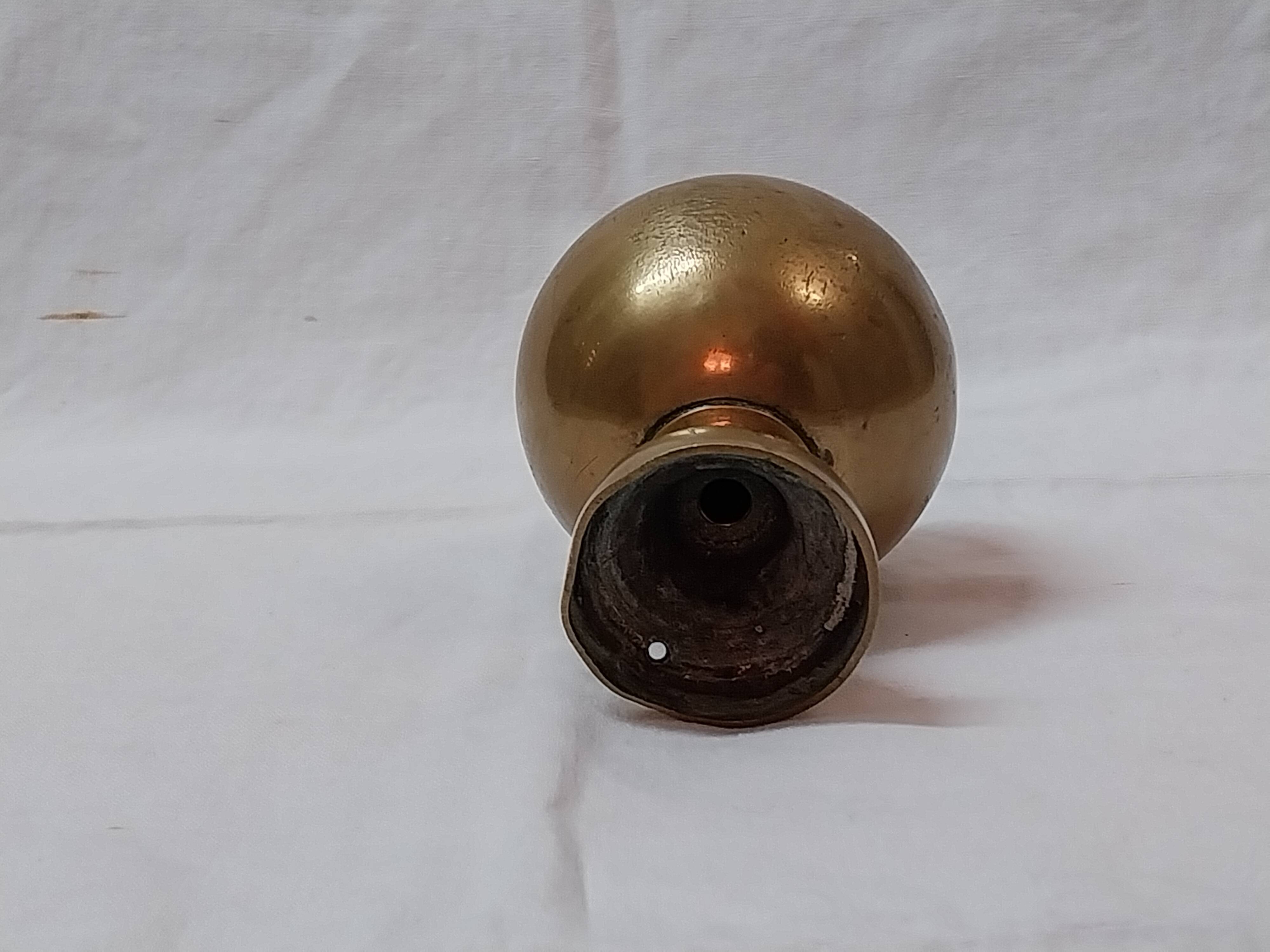 Golden brass stair ball