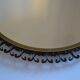 1960s brass and wrought iron sun mirror