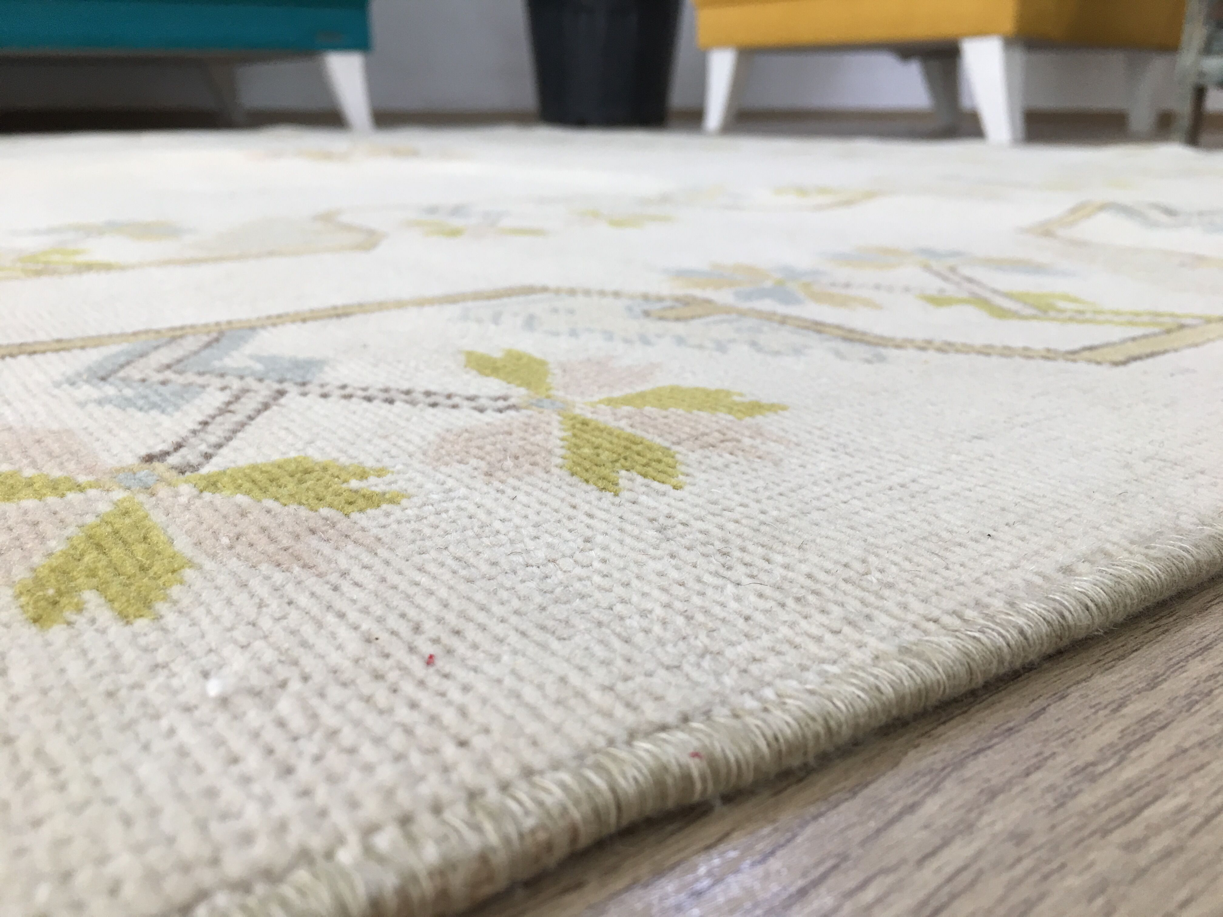 area rug, vintage rug, turkish rug, handmade rug,  7 x 9.4 ft. , RK 7893