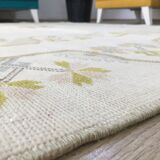 tapis de surface, tapis vintage, tapis turc, tapis fait à la main, 7 x 9,4 pi, RK 7893