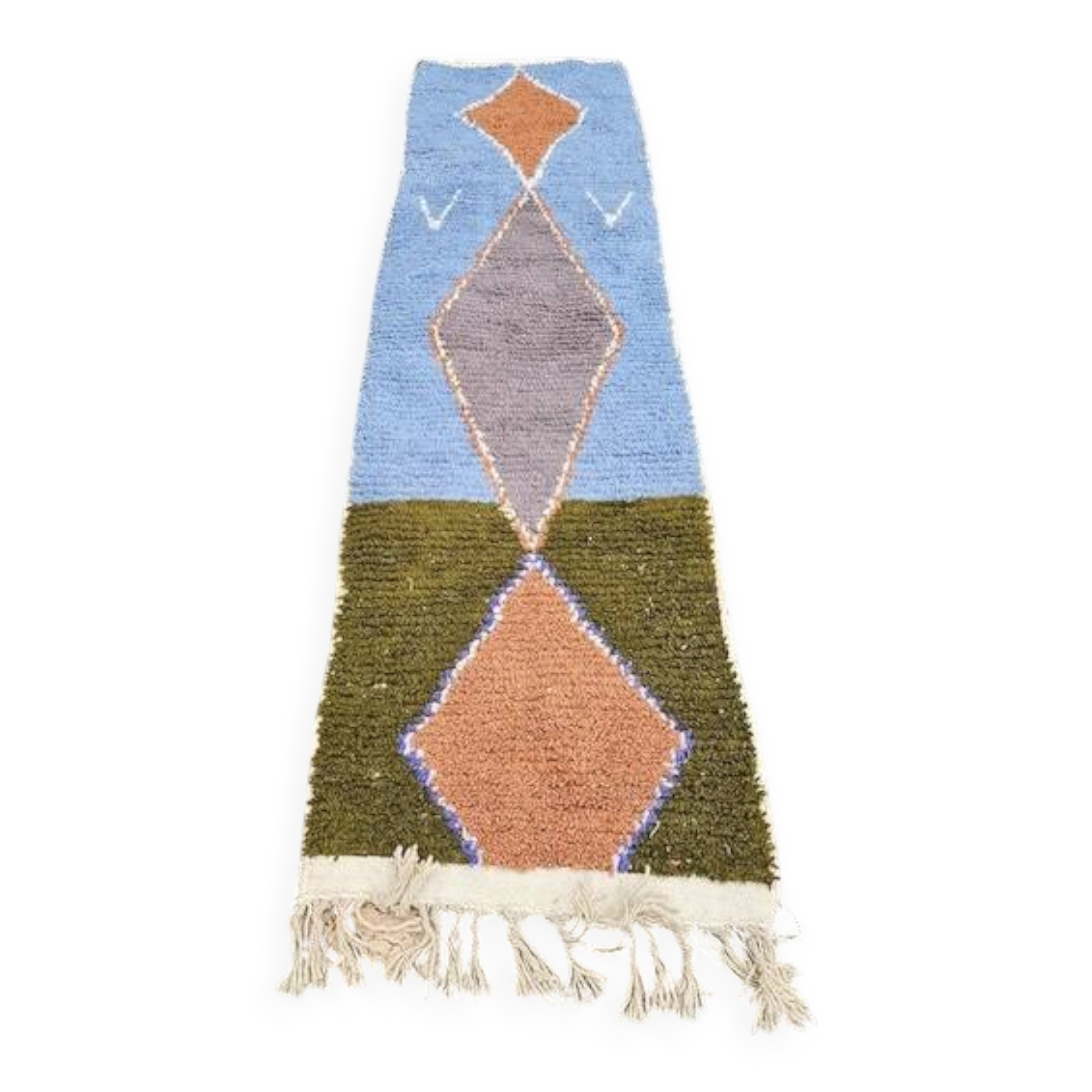 Moroccan runner rug 300cm x 70cm