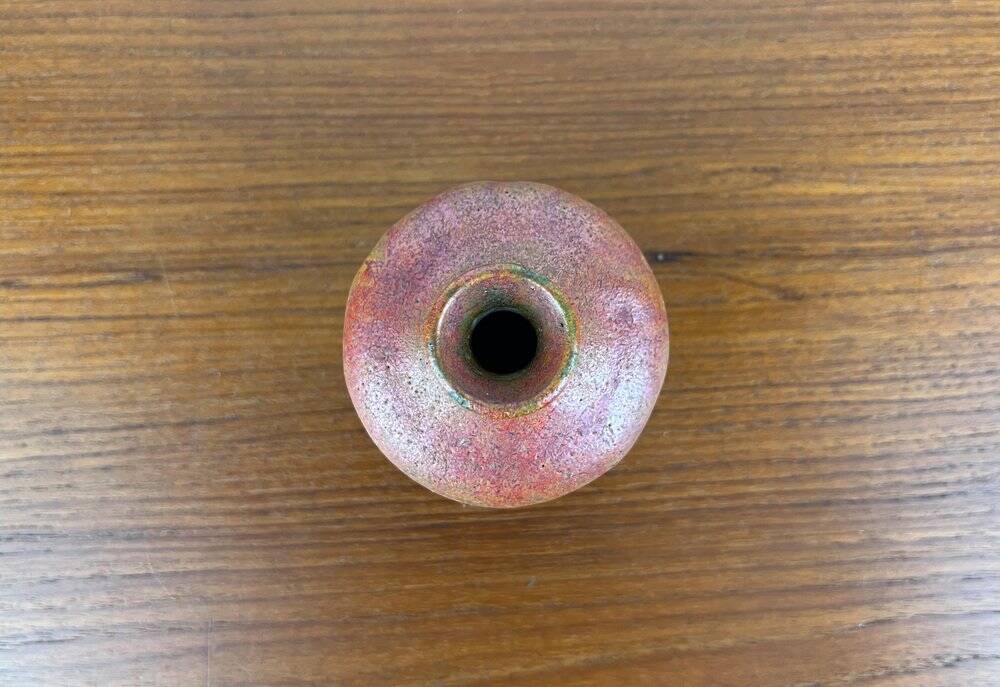 Mid-Century German Brutalist Studio Pottery Vase by Lu and Gerd Grove, 1968