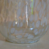 Vase with iridescent pattern