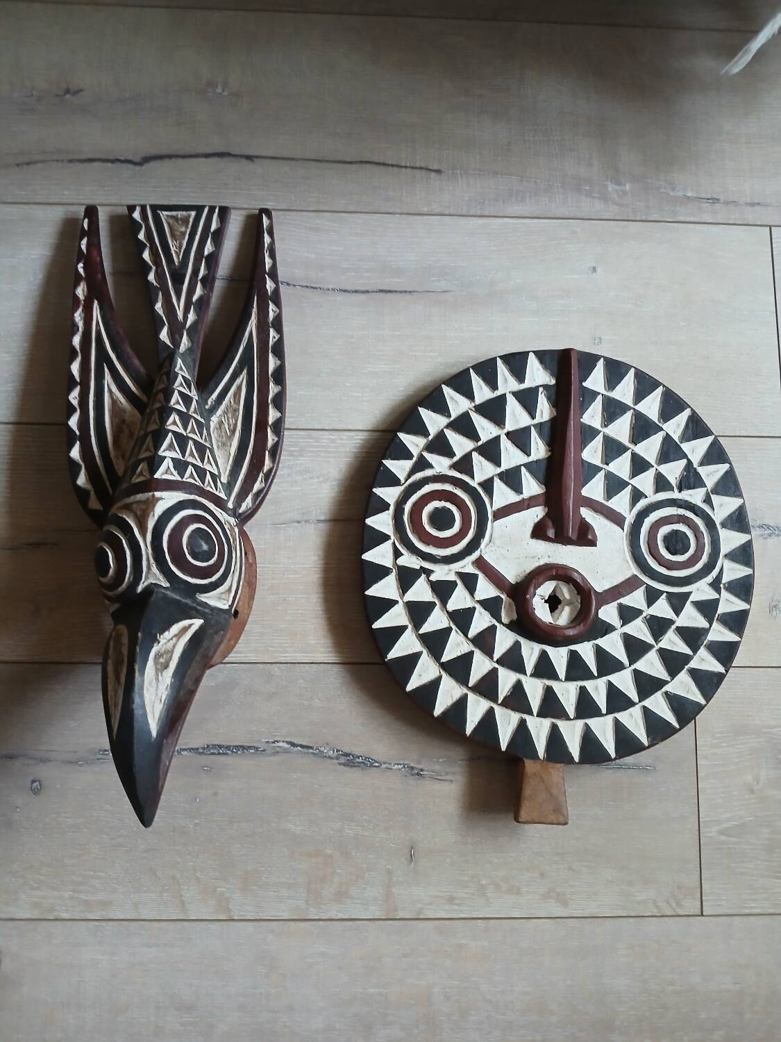 Pair of African masks/Burkina
