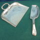 Gallia Christofle crumb tray and shovel