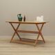 Table basse en frêne, design danois, années 1970, production : Danemark