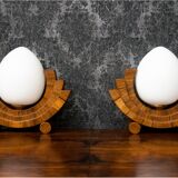 Paire de lampes de table, Pologne, années 1950