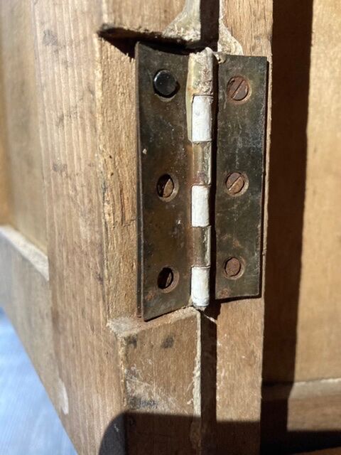 Old white Parisian buffet