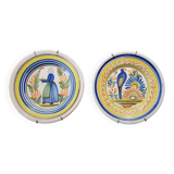 Set of 2 Quimper plates