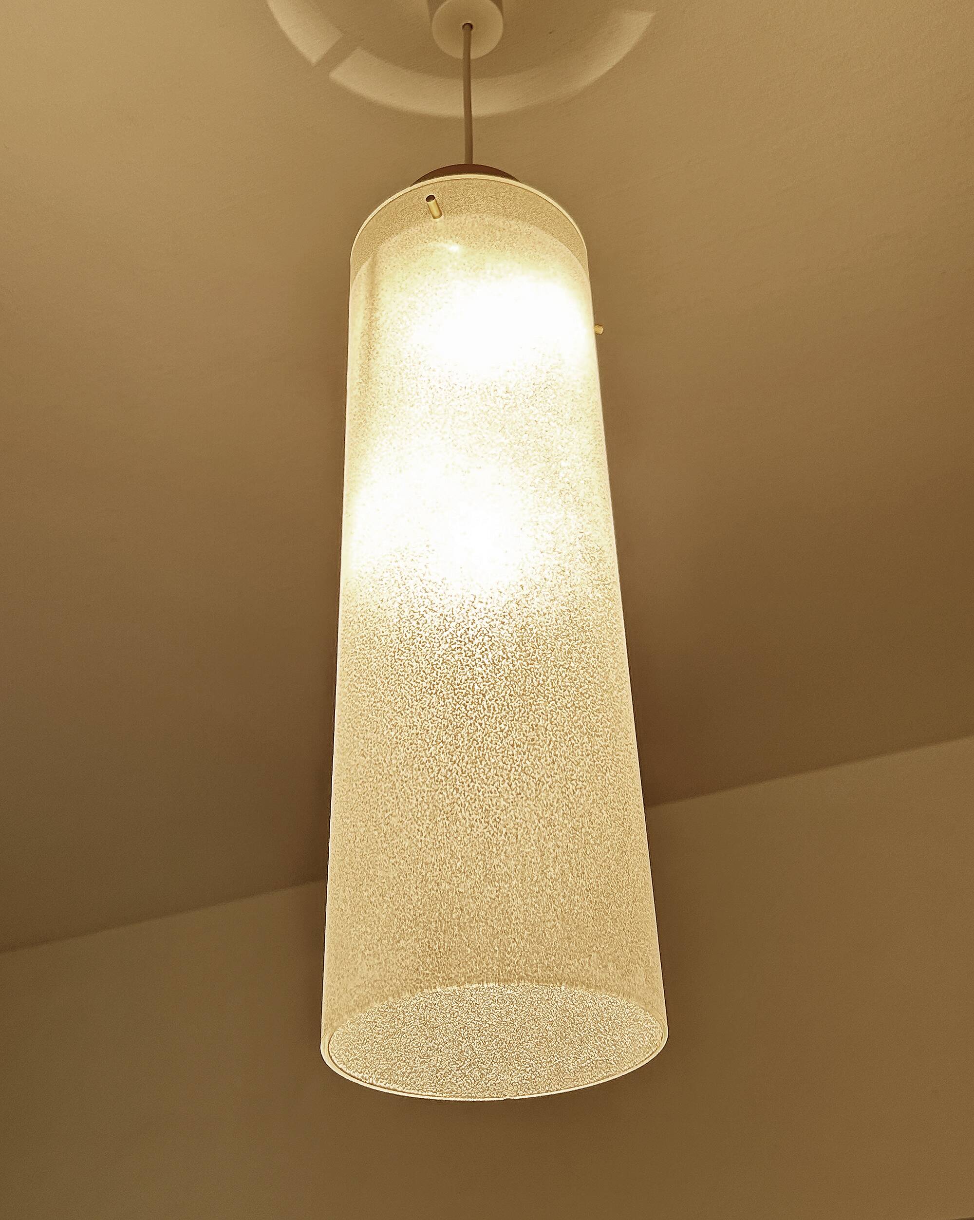 Large Italian Mid Century Pendant LIght