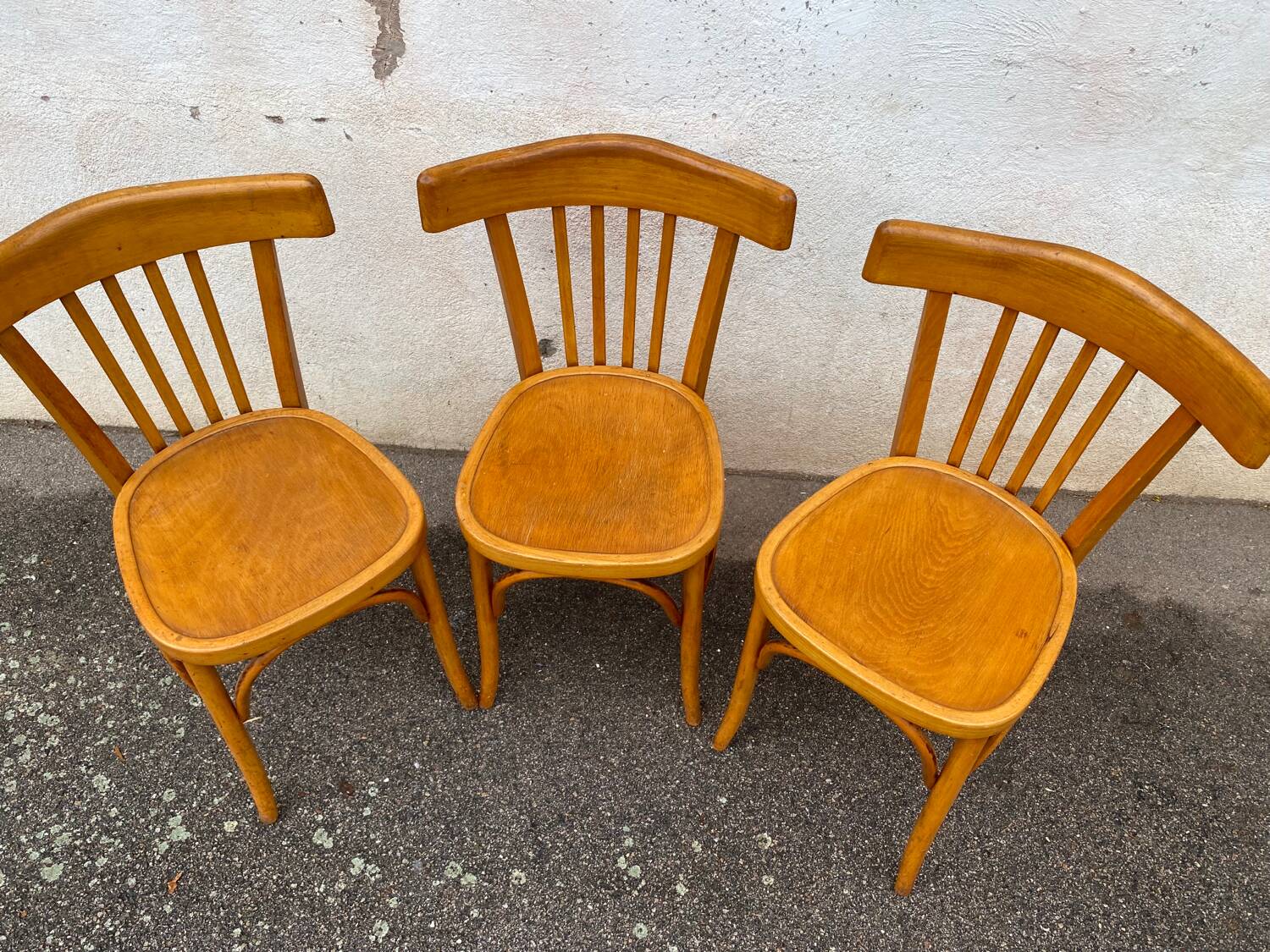 Trio of luterma bistro chairs