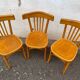 Trio chaises bistrot luterma