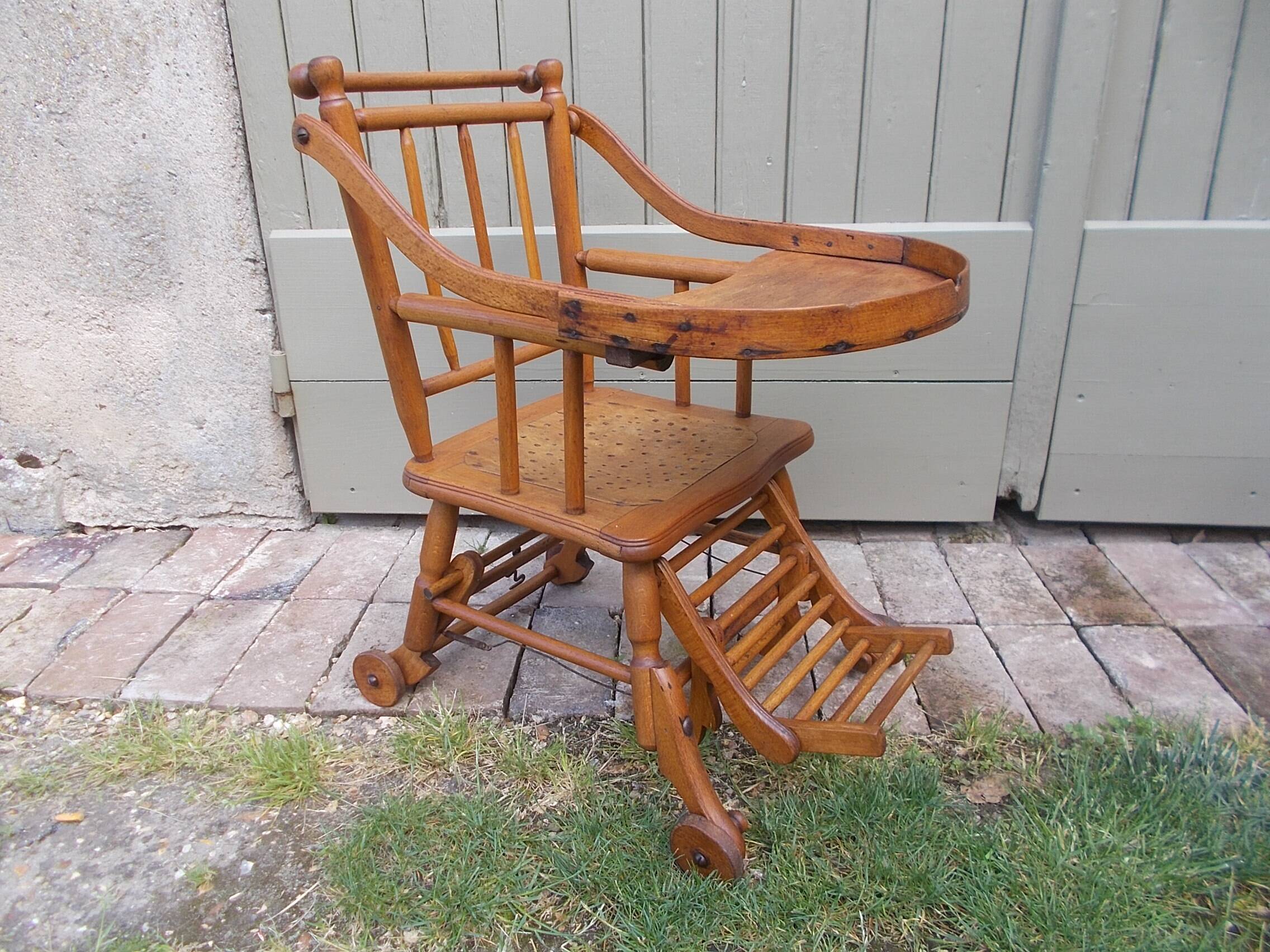 Old Luterma children's high chair