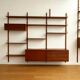 Modular wall shelf in teak – Danish design by Poul Cadovius