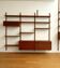 Etagère murale modulable en teck – design danois attr. Poul Cadovius