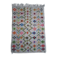 Tapis berbère beni Ouarain fait main 144x102cm