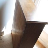 Old small solid oak library