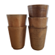Set of 5 cups in Digoin sandstone