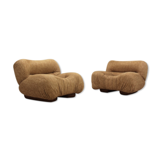 Pair of armchairs by Giuseppe Rossi di Albizzate, 1970s