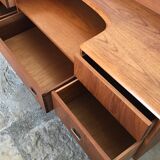 Scandinavian blond teak dressing table