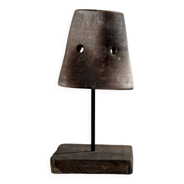 Photophore en grès vintage