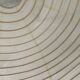 Average suspension in rattan and natural linen, Japanese-style, round D:40.