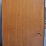 Wooden cabinet, wardrobe, shelves, vintage, 60s
