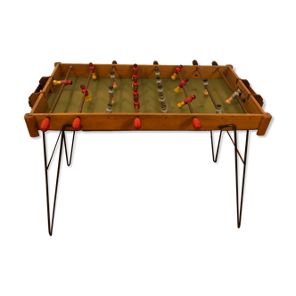 Table football on folding feet